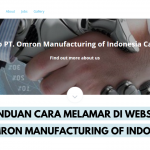 Cara Melamar Kerja Di Website PT Omron Manufacturing Of Indonesia